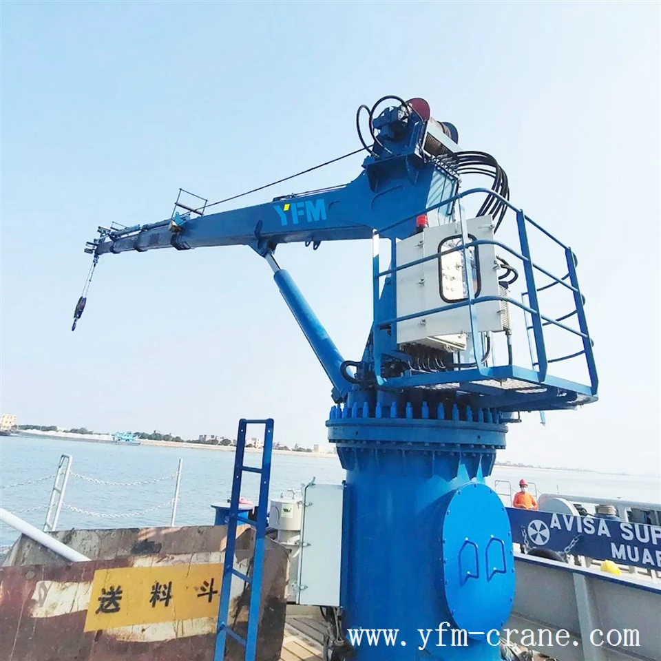 Extending Boom Deck Crane high quality