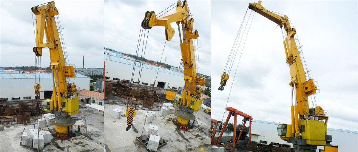 ABS Certified 100-ton Knuckle Boom Offshore Crane ABS Certified 100-ton Knuckle Boom Offshore Crane