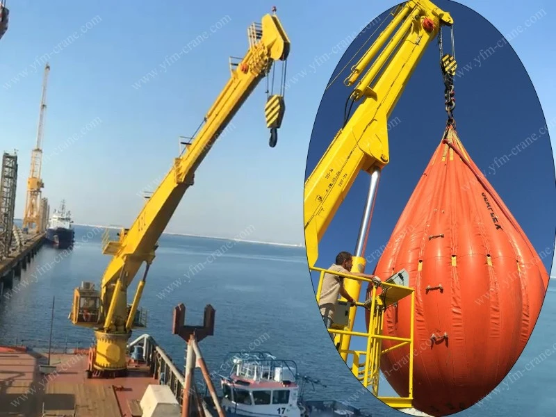 Telescopic boom crane for vessels Telescopic boom crane for vessels