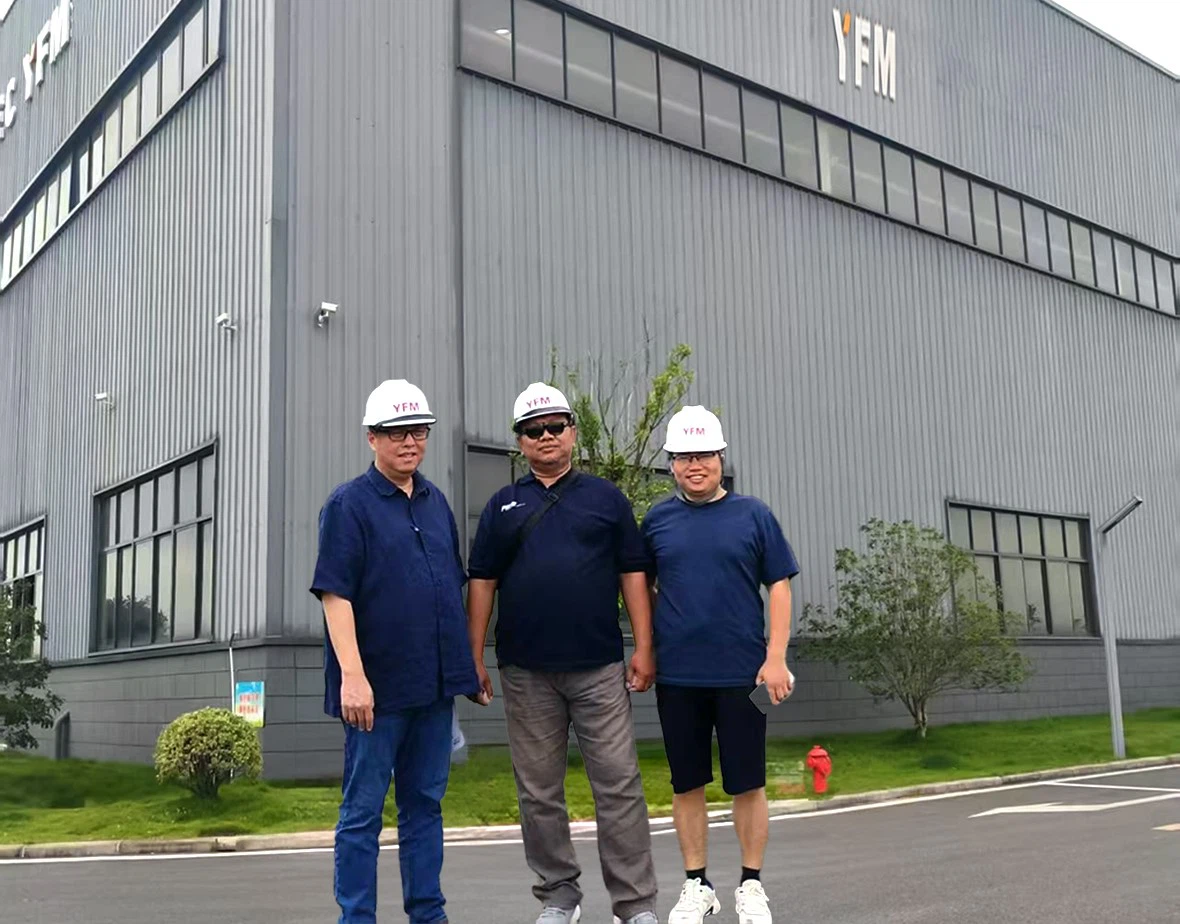 Indonesian customers visiting the YFM factory Indonesian customers visiting the YFM factory