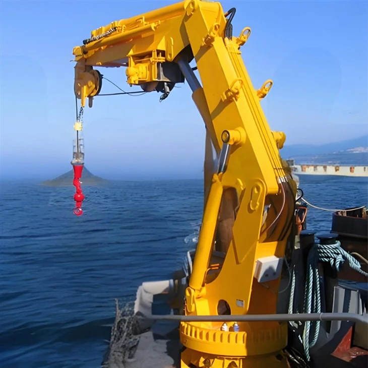 Telescopic Foldable Marine Crane