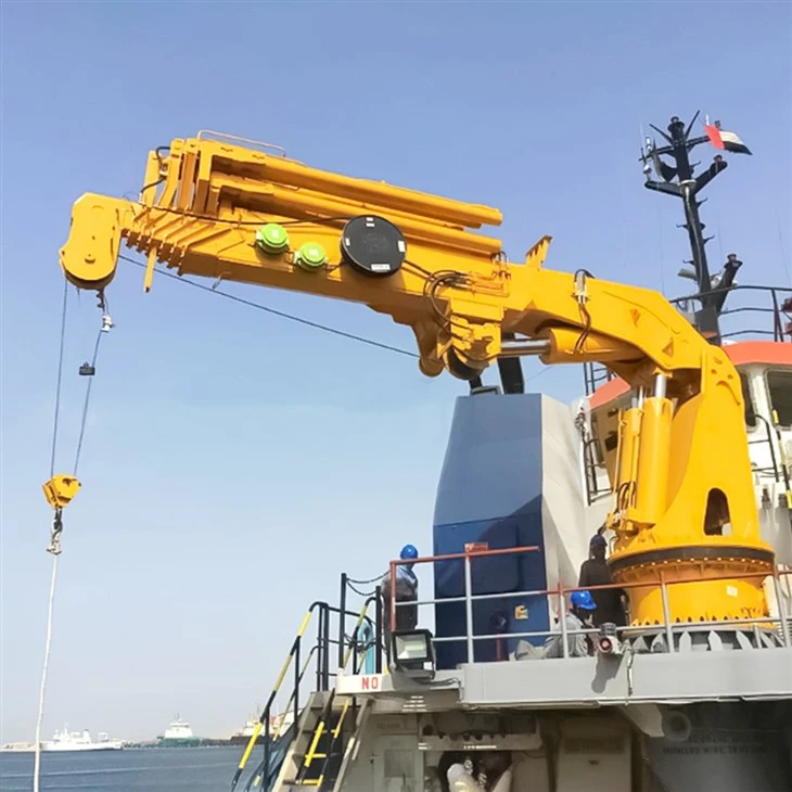 Telescopic Foldable Marine Crane