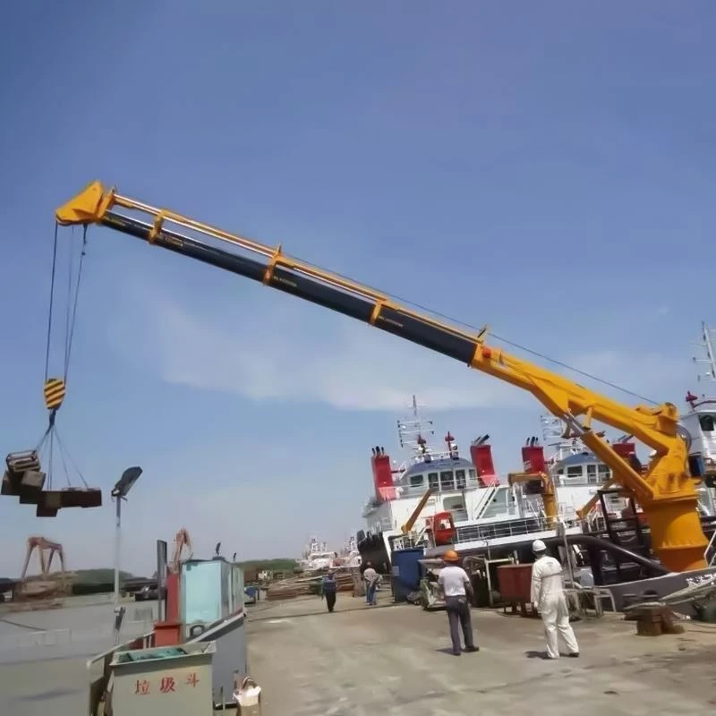 Grue marine télescopique